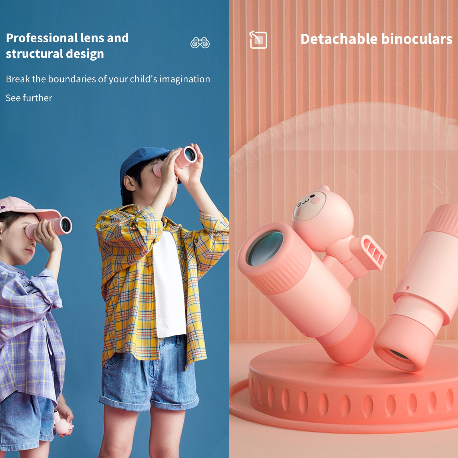 Đồ Chơi Ống Nhòm Nhỏ Gọn Cho Trẻ Em 10X Có Độ Phân Giải Cao