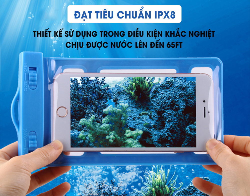 Túi đựng điện thoại chống nước hình thú, túi đựng điện thoại chống nước đạt tiêu chuẩn chống nước IPX8