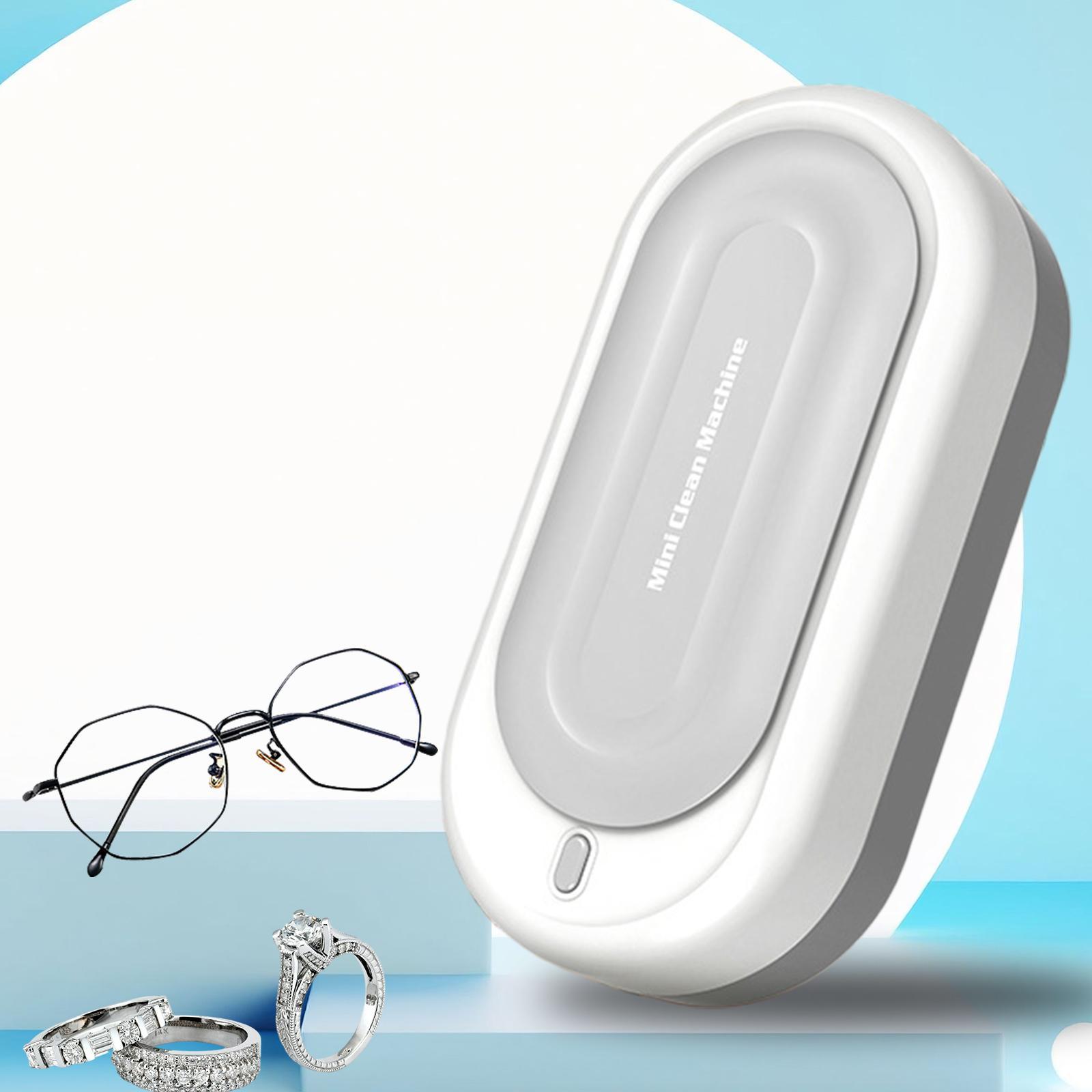 Cleaners Portable Large Capacity Rechargeable 450ml Eyeglasses Cleaning Machine for Earing Rings Jewelry Camera Lenses
