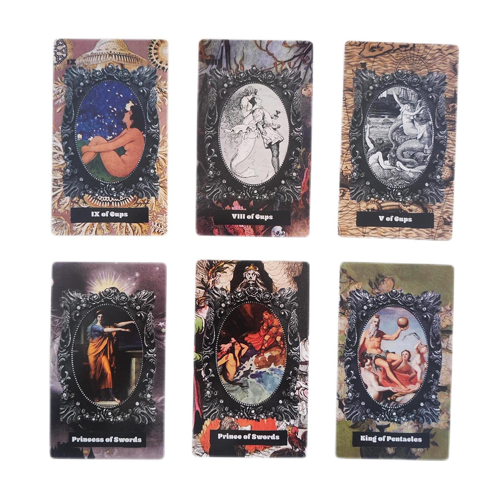 Size Gốc] Bộ Bài Seawitch Tarot 78 lá bài 7x12 Cm tặng đá thanh tẩy