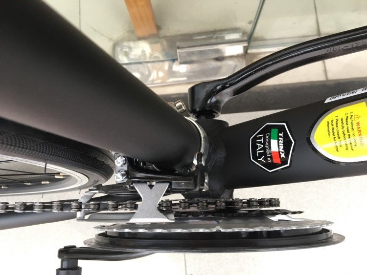 Khung nhôm TRINX FREE 1.0 2019 Black Green Designed by Italy