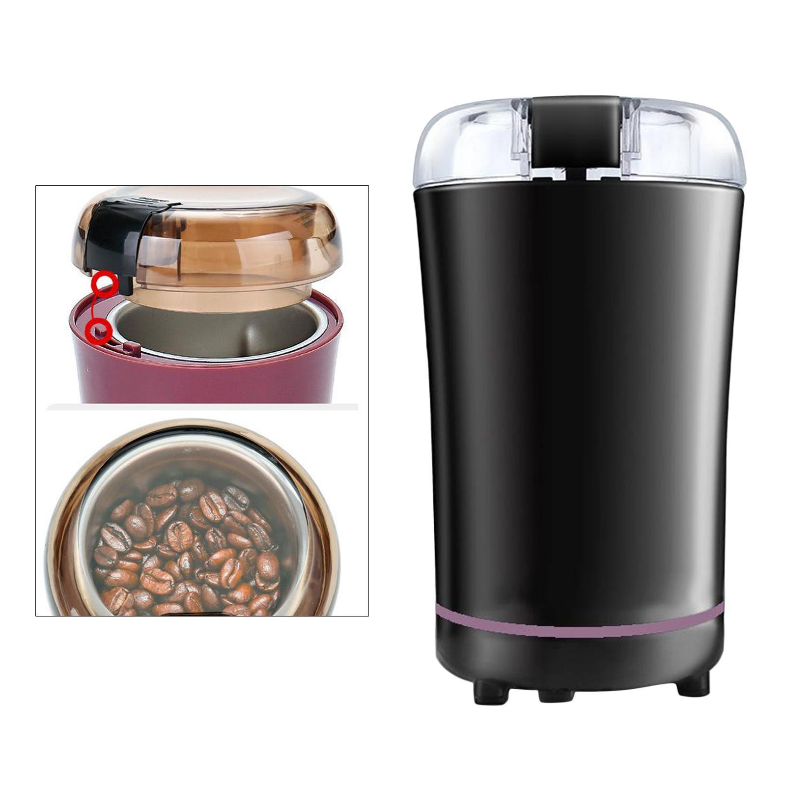 Small Electric Coffee Grinder -button Operation Easy to Clean