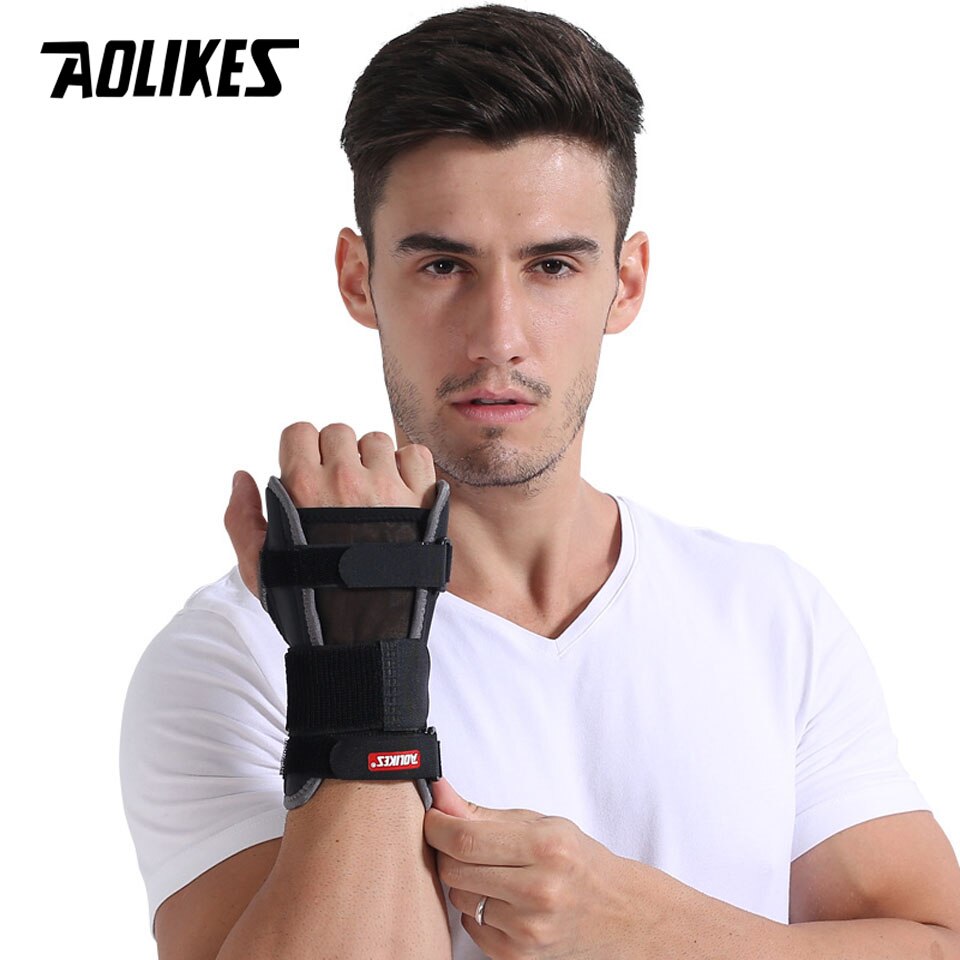 Nẹp cố định khớp cổ tay AOLIKES A-1680 Metal Plate Support Wrist