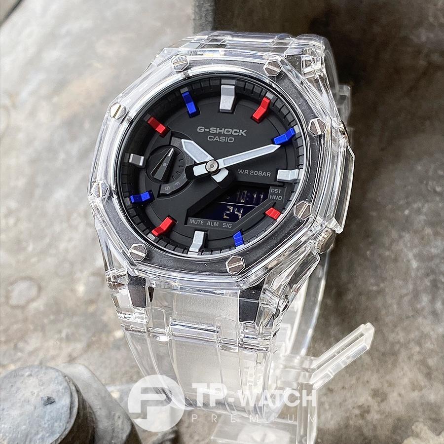 Đồng Hồ Nam Dây Nhựa Casio G-Shock GA-2100-1A AP CUSTOM SKELETON x HARLEY QUINN ROYAL OAK (SPECIAL)