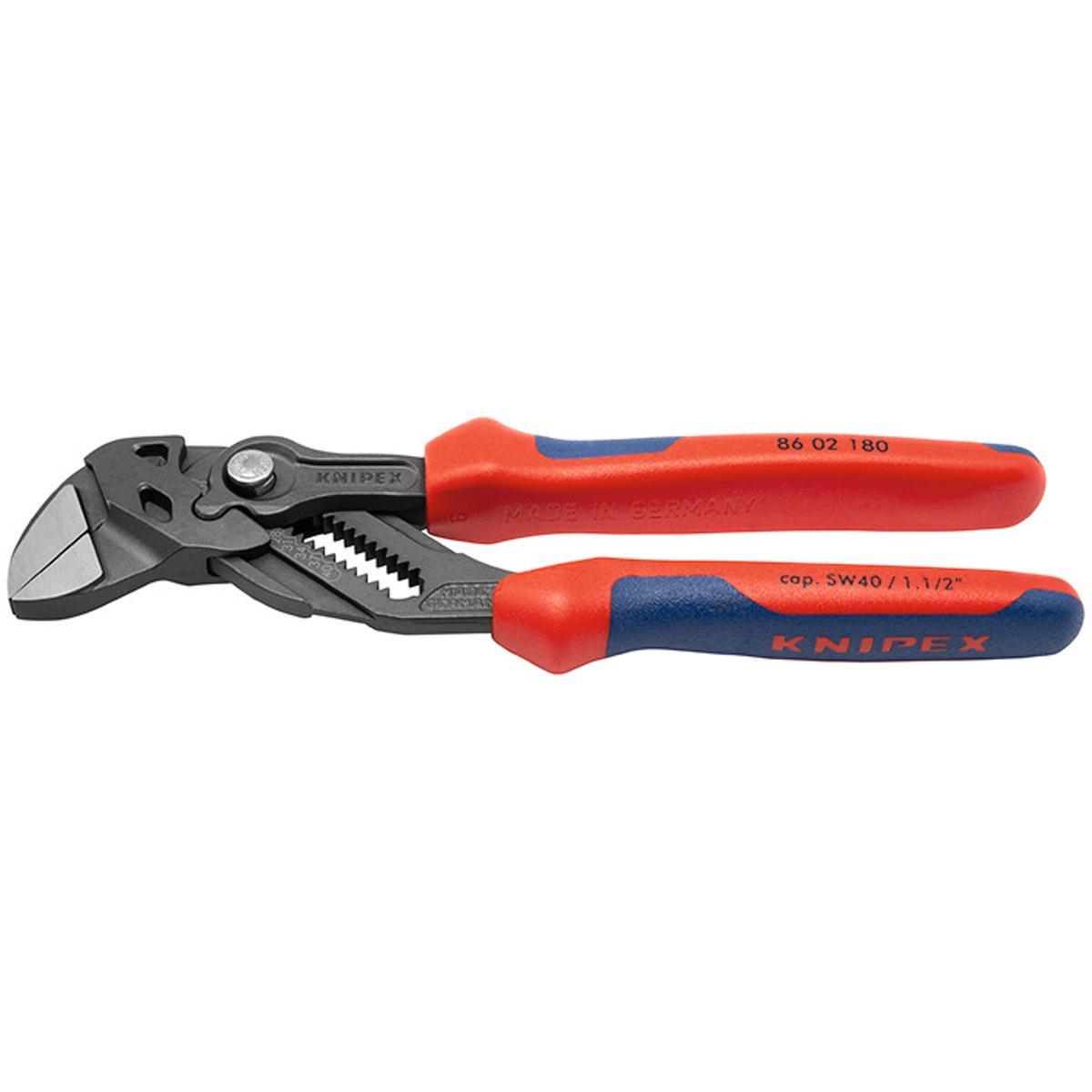 KỀM MỎ LẾCH KNIPEX CHỐNG TRƯỢT DÀI 180 MM 86 02 180