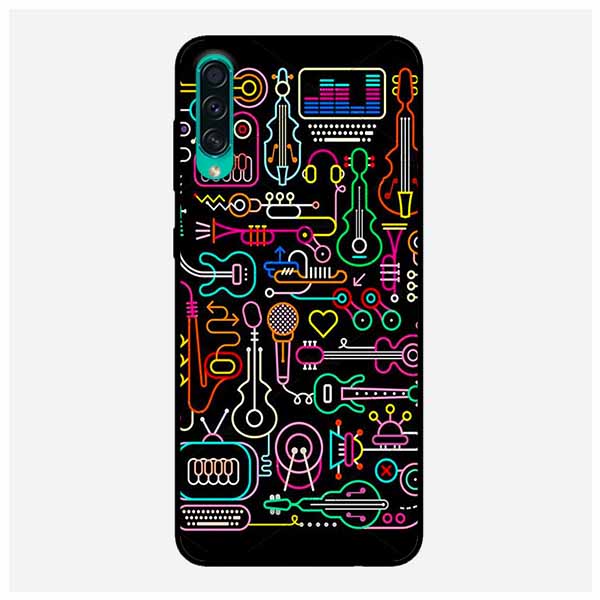 Ốp Lưng in cho Samsung A30s Mẫu MÀU SẮC 2 - Hàng Chính Hãng