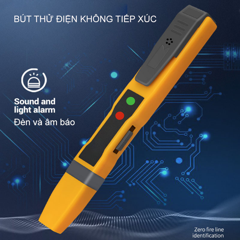 Bút thử điện thông minh không tiếp xúc VD806, có âm thanh và đèn báo, kiểm tra được dây điện bị đứt