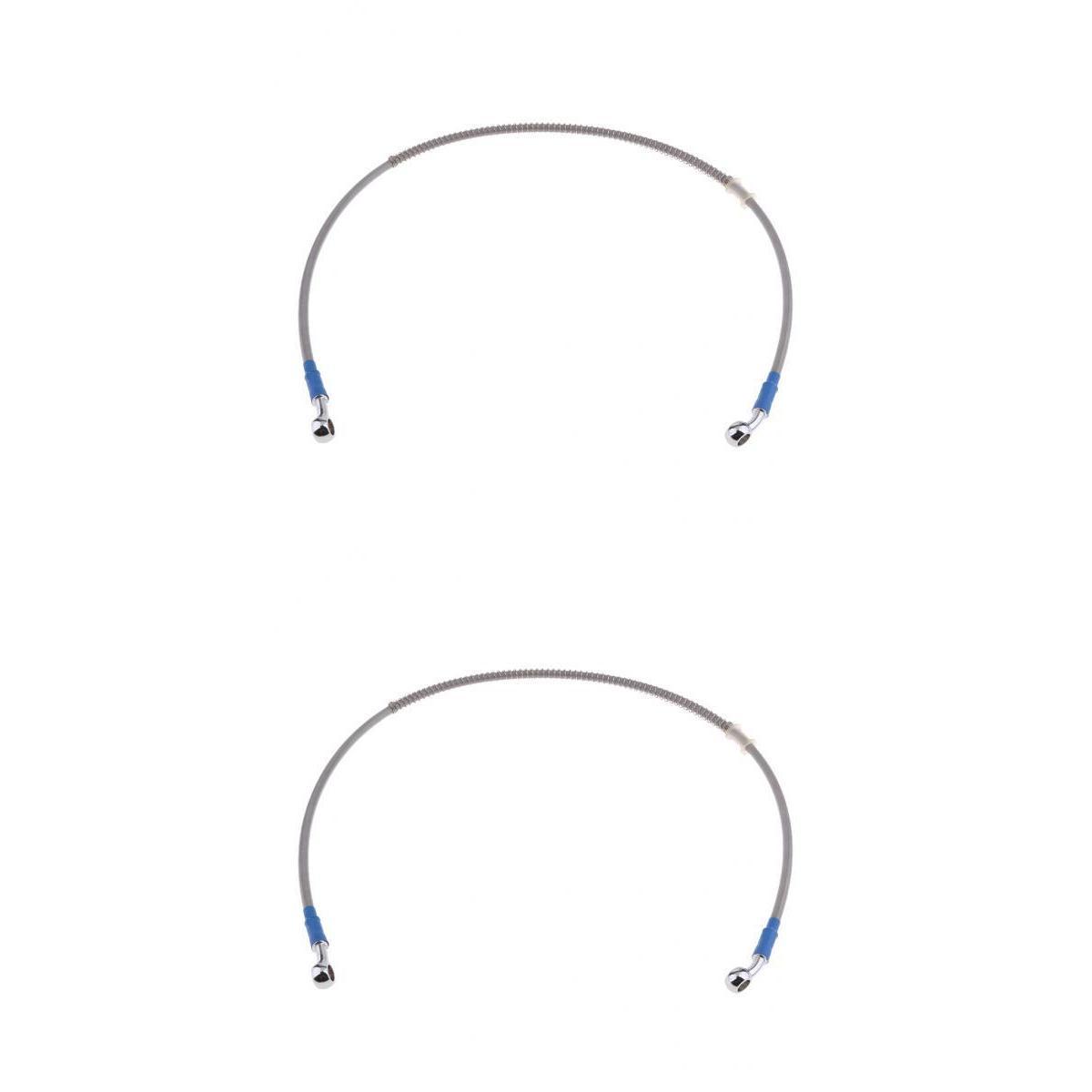 Universal Brake Oil Hose Line M10 Banjo Fitting Plastic Braided, 80/85cm