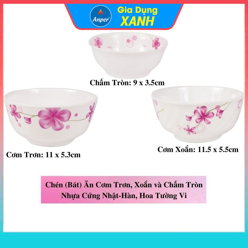 Chén ăn cơm nhựa Melamine cao cấp 11cm  Nhật Hàn chén ăn cơm  bát ăn cơm bát ăn cơm đẹp gia đình và nhà hàng shushi bộ chén bát đĩa tô tô nhựa ăn cơm