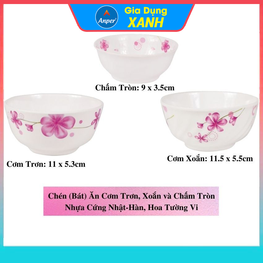 Chén ăn cơm nhựa Melamine cao cấp 11cm  Nhật Hàn chén ăn cơm  bát ăn cơm bát ăn cơm đẹp gia đình và nhà hàng shushi bộ chén bát đĩa tô tô nhựa ăn cơm