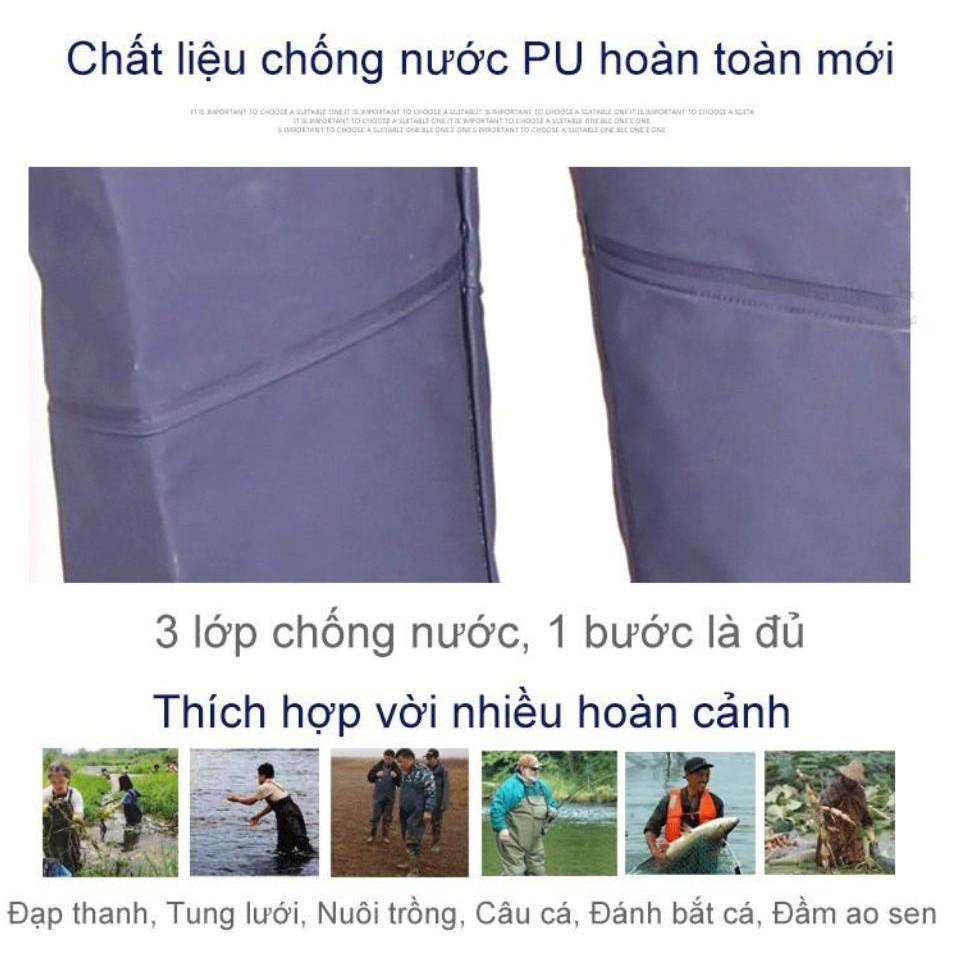 Ủng đi mưa dài đến đầu gối one size 44 trở xuống