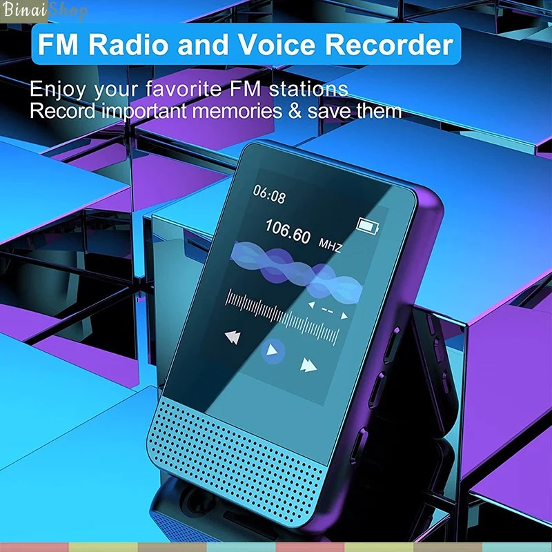 Ruizu M16 - Máy Nghe Nhạc HiFi, Bluetooth 5.0, Loa Ngoài, Lặp Đoạn A-B - Hàng chính hãng