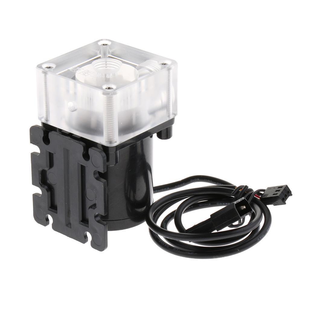 DC 12V  -quiet CPU Cooling Water Pump G1/4 Thread for Desktop Computer