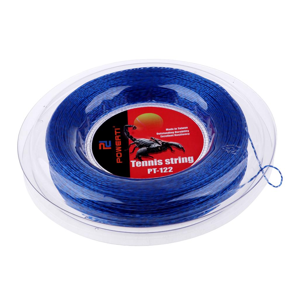 High Quality Nylon Tennis Racket Racquet Strings 1.30mm 200m Reel Various Colors