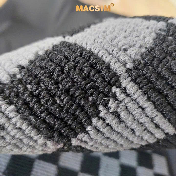 [CHÍNH HÃNG] Thảm lót sàn ô tô Toyota Fortuner 2017-2026/Innova 2017-2022 Macsim – 2 Lớp Ca rô, chuẩn phom, Sử dụng lâu dài (Mã 03)