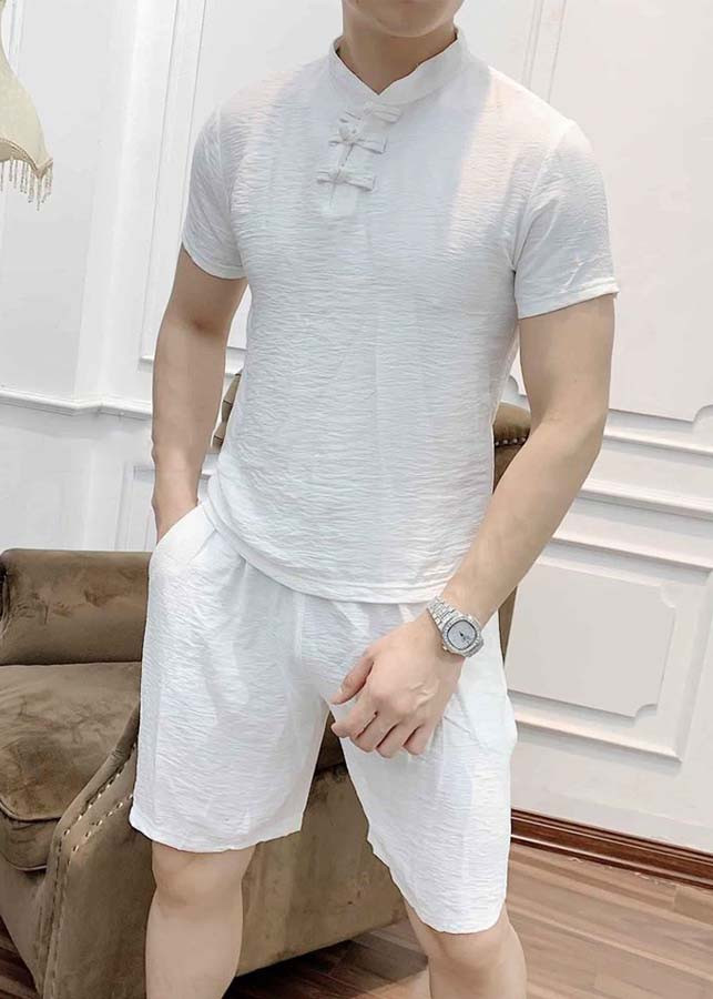 Quần Short Nam Đũi Trắng SHORTTRANG52