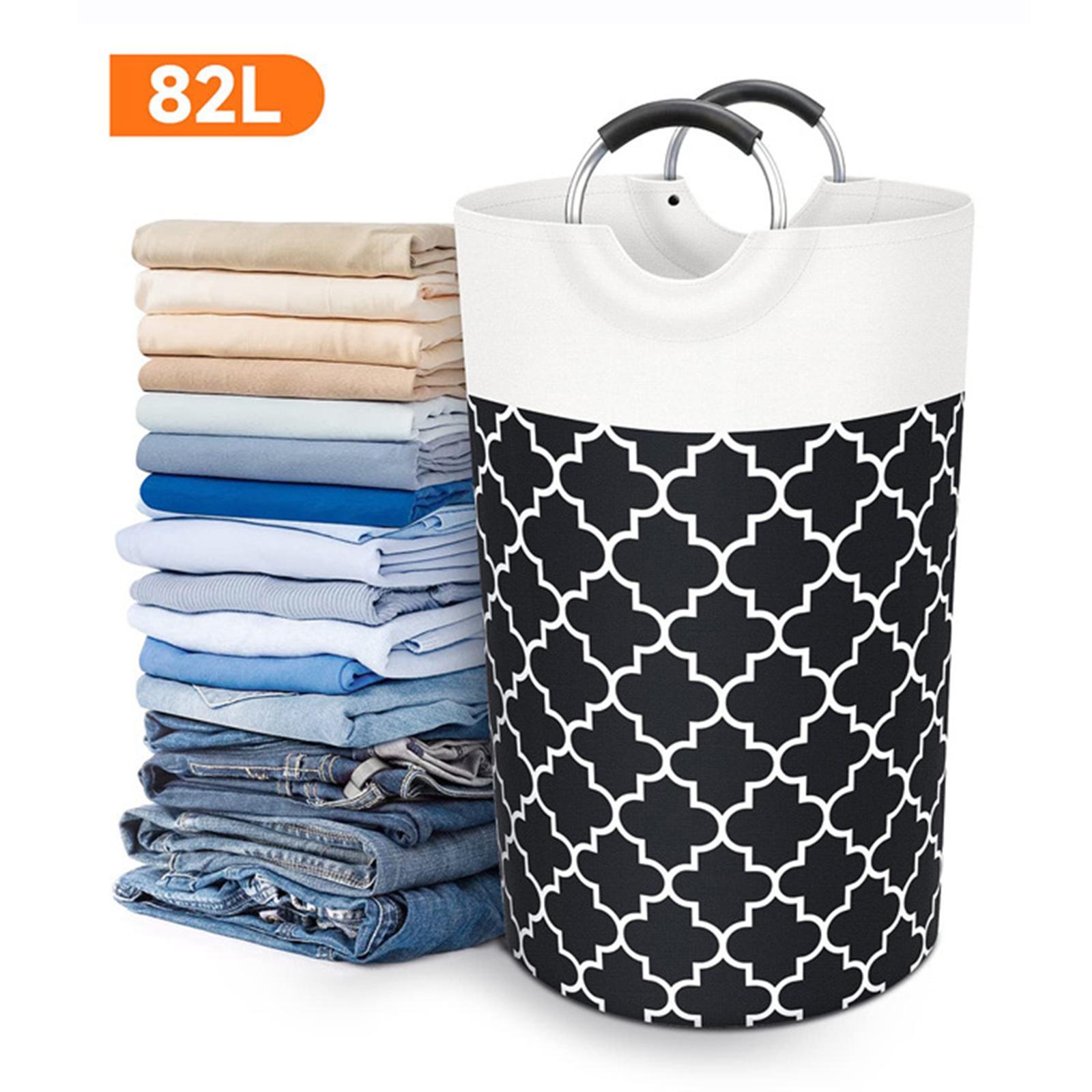Laundry Organizer Bag Storage Clothes Basket for Bedroom Bathroom