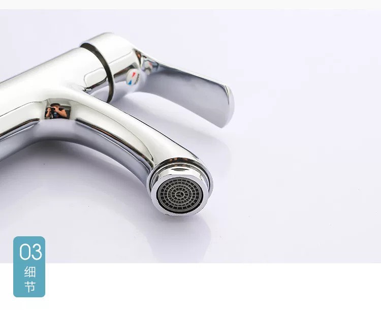 Vòi chậu lavabo , vòi nóng lạnh 1 lỗ rửa tay_vòi bồn rửa mặt cao cấp KL23