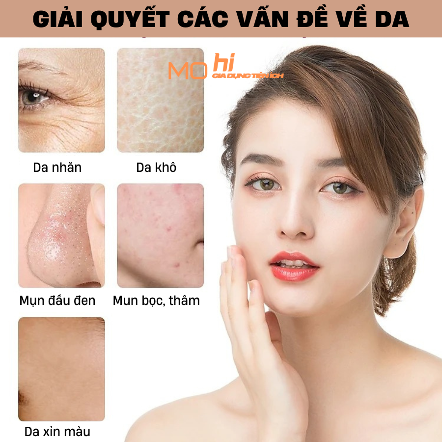 Máy xông hơi mặt phun sương  SOKANY, máy xông mặt massage công nghệ IONIC cao cấp - Hàng chính hãng