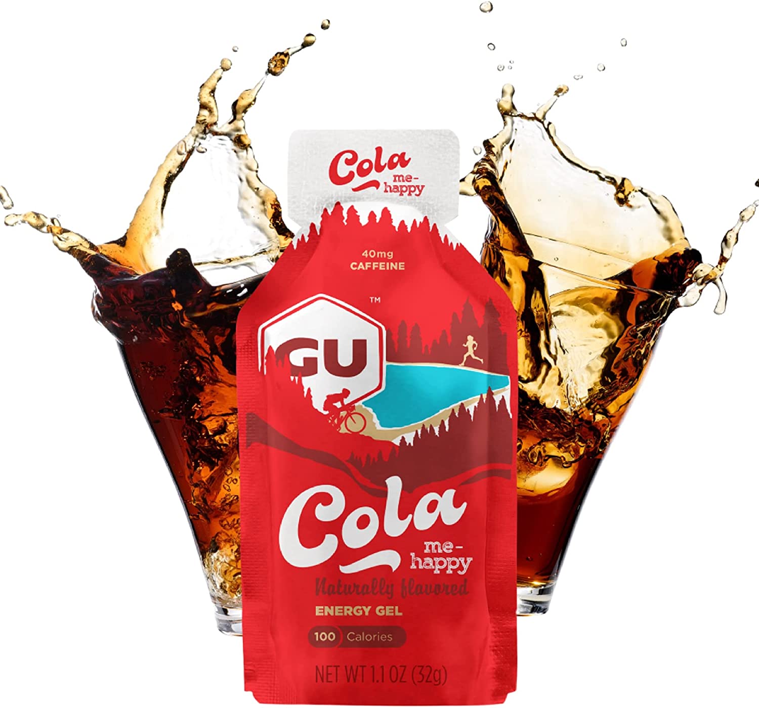 GU Energy Gel Năng Lượng Hỗ Trợ Tăng Sức Bền Vị Cola Me Happy - Combo 6 Gói