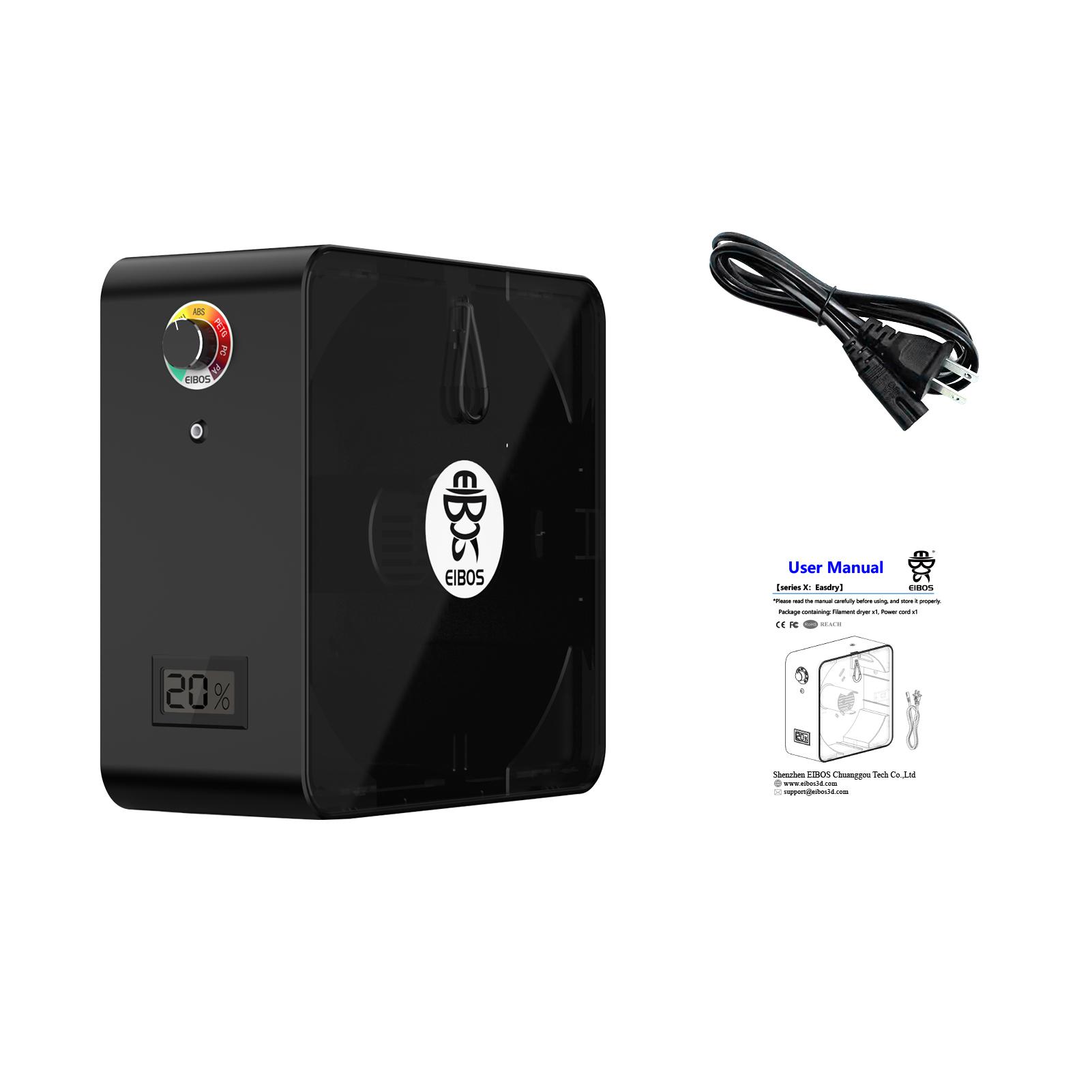 3D Máy In Dây Tóc Khô Hộp Sấy Hộp Bảo Quản Dehydrator Phát Hiện Độ Ẩm Ống Giá Đỡ Giữ Dây Tóc Khô 1.75Mm Dây Tóc