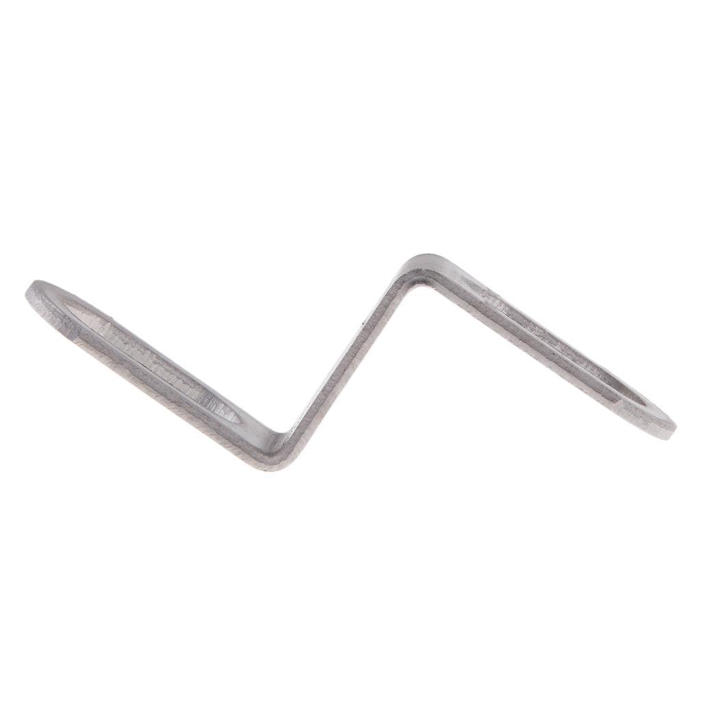 4xMotorcycle Universal Exhaust Pipe Z Type Mounting Clamp Bracket