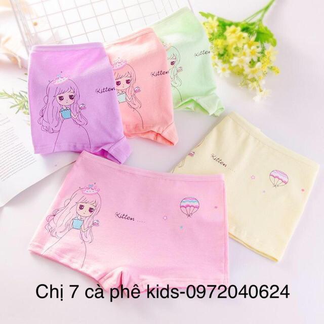 Quần lót bé gái set 5 quần cho bé 7->40kg