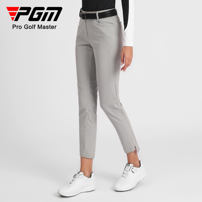Quần dài Golf nữ viền đai đàn hồi - PGM Women's golf pants - KUZ145