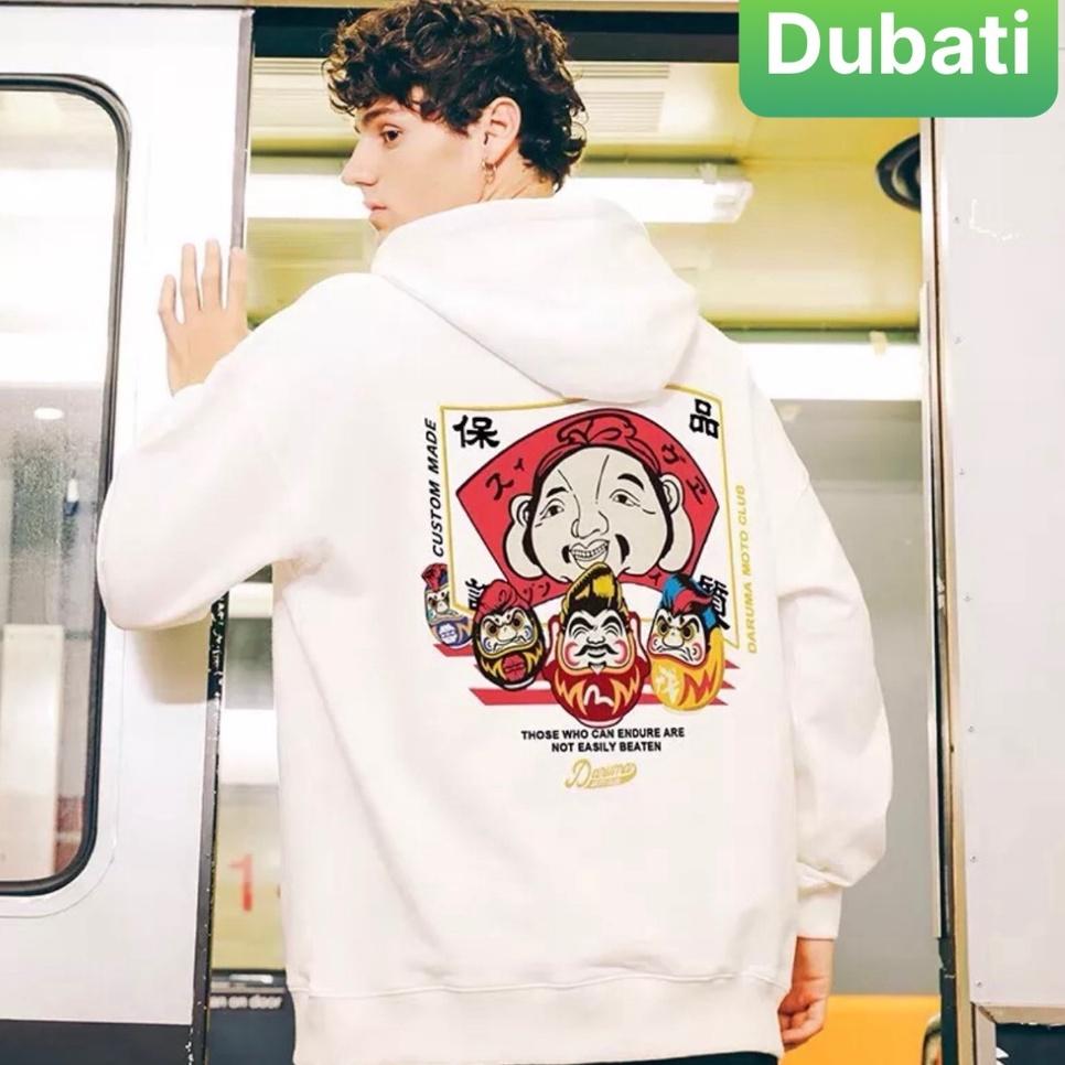 ÁO KHOÁC HOODIE NAM NỮ EVISU CHẤT NỈ DÀY PHOM FROM RỘNG CHỐNG LẠNH NẮNG, NÓNG ĐÔNG HÈ UNISEX HOT 2022 - DUBAT FASHI