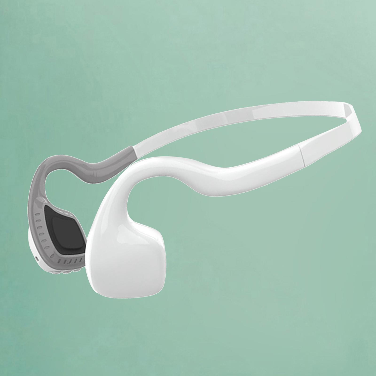 Bluetooth Headset Bone Conduction Headphones for Sports Running Cycling Grey