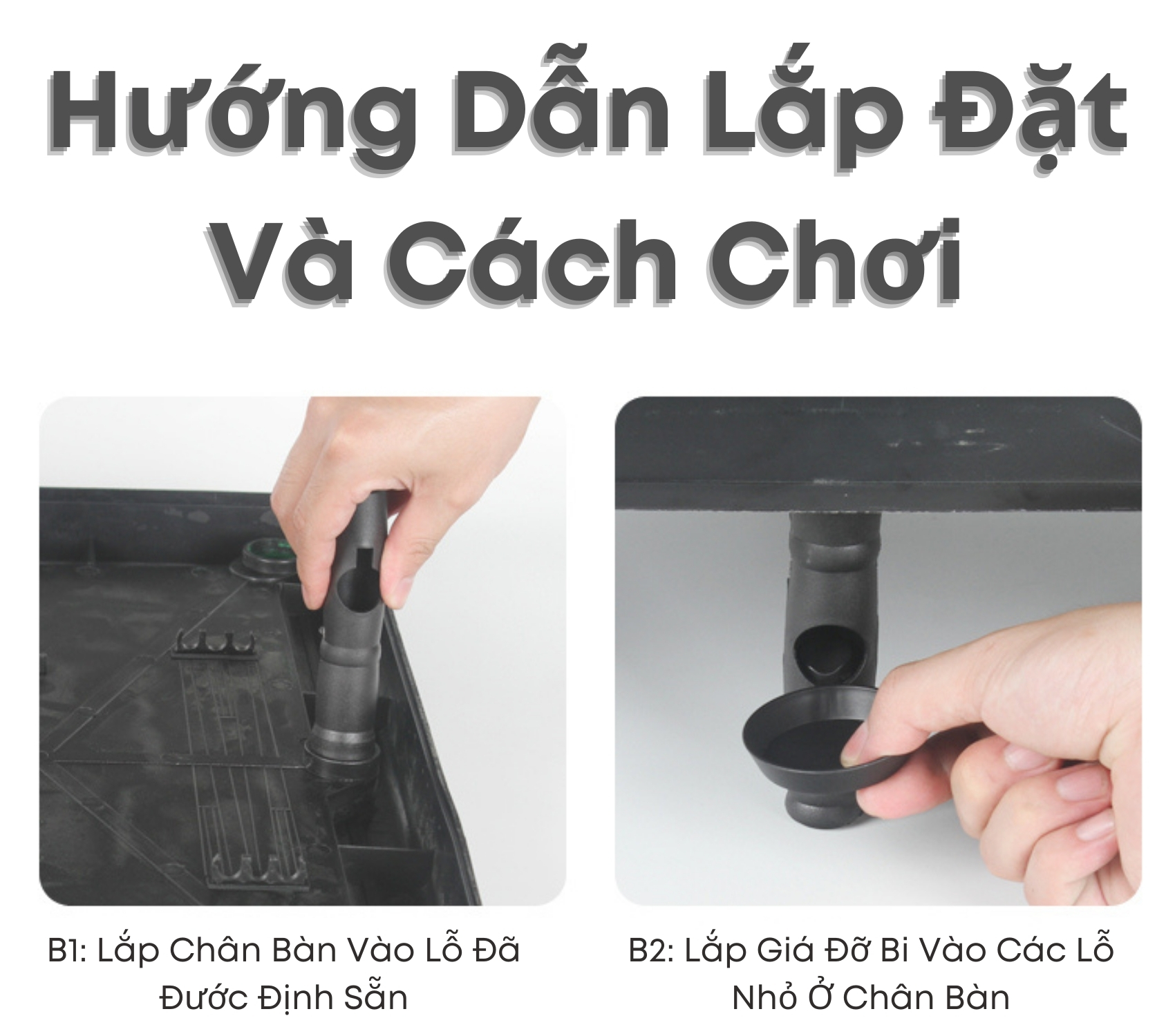 Bàn Bia Mini Kích Thước Gọn Gàng Chất Liệu Nhựa Bền Cực Đẹp