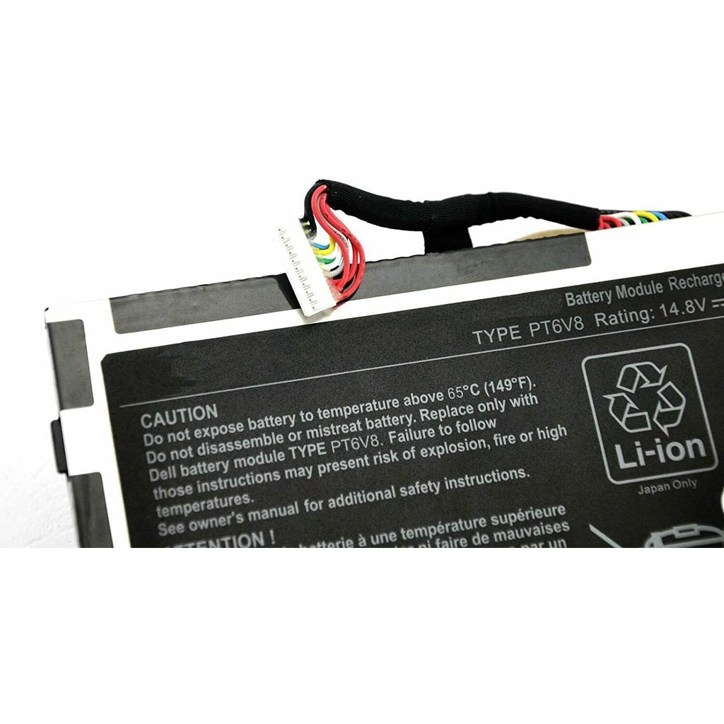 Pin Dùng Cho Laptop Dell Alienware M14X R1 R2 R3 PT6V8 New Battery Original 63wh