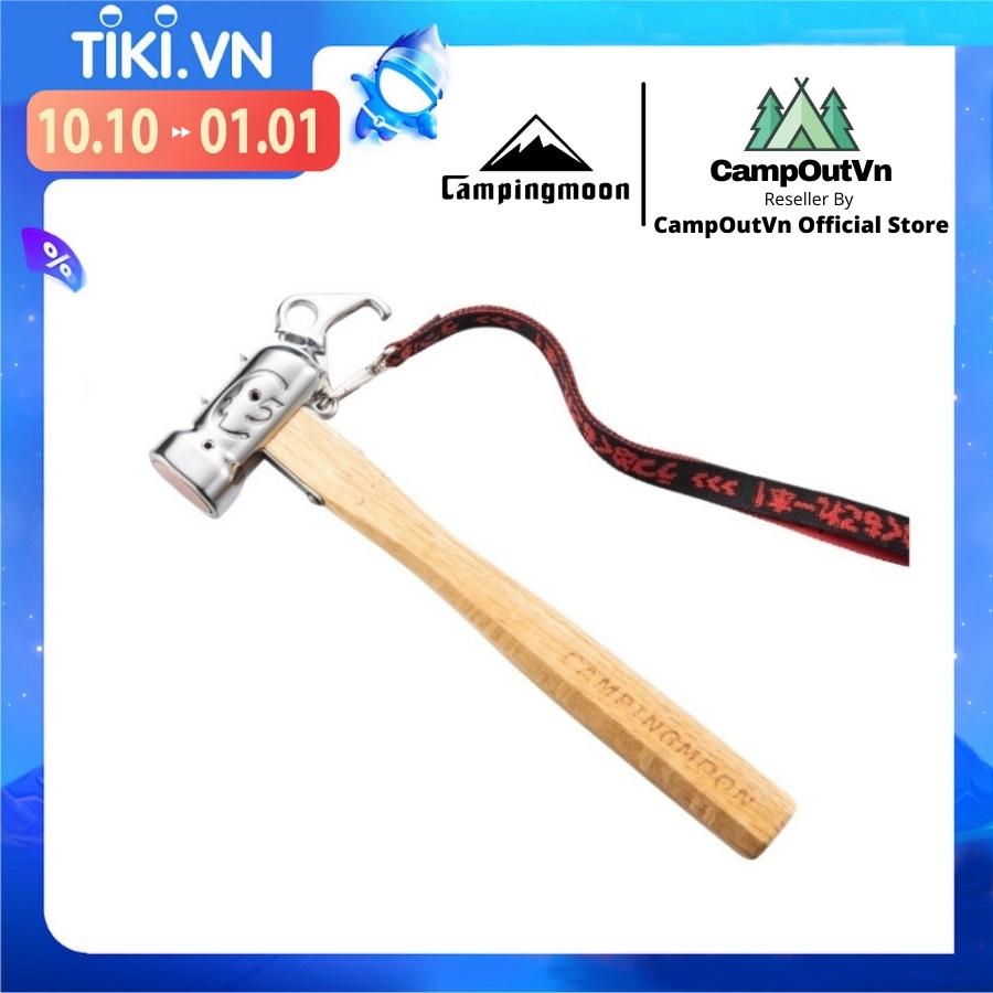 Đồ cắm trại Búa đóng cọc lều Campingmoon thép đúc không gỉ nhỏ gọn tiện lợi du lịch dã ngoại A253