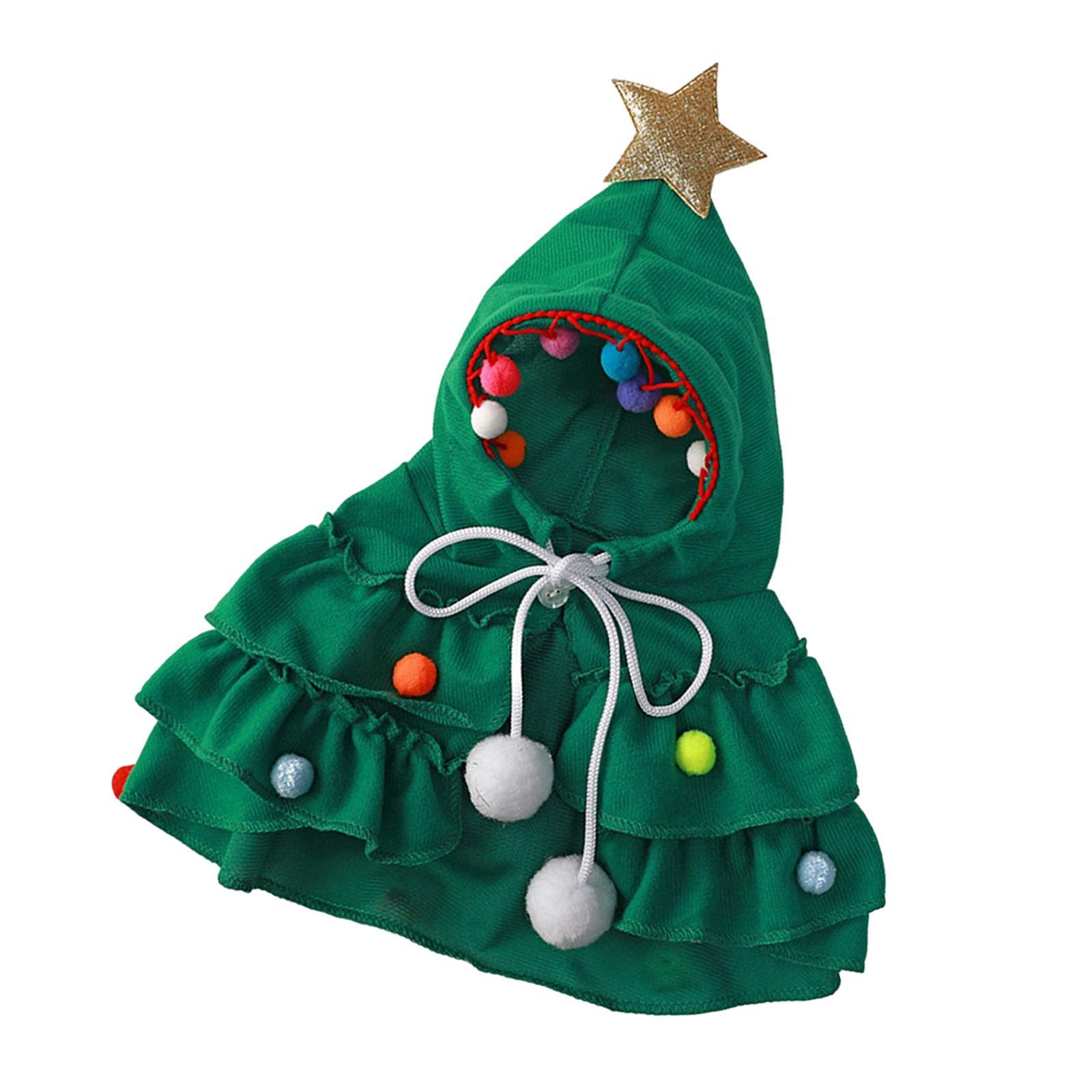 Pet Christmas Costume Set Christmas Tree Outfits for Pet Festival Supplies