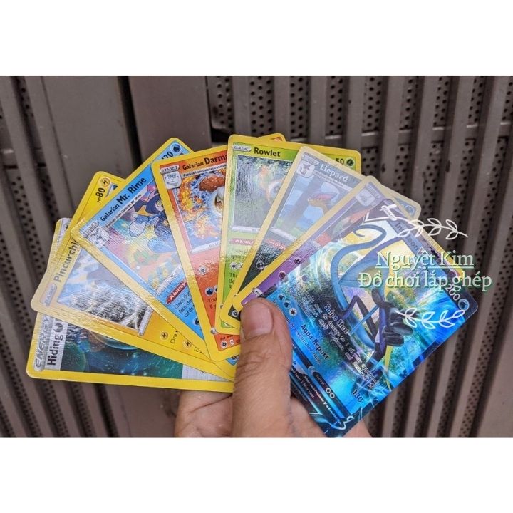 Combo 3 Dây Thẻ Bài Giấy PokéMoN 12 Gói - Mỗi Gói gồm 8 Thẻ Đồ Chơi Sưu Tập Nhập Vai Trò Chơi Trẻ Em