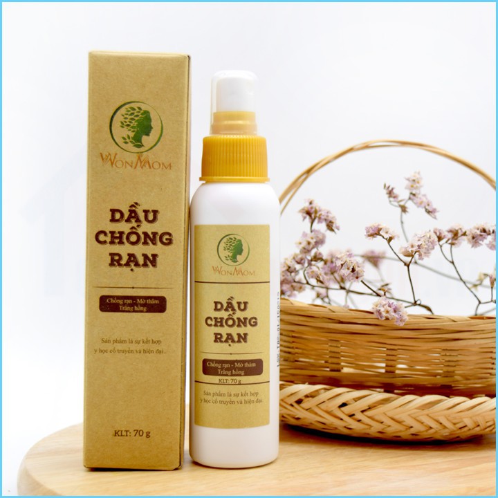 Dầu Tinh Chất Chống Rạn Da Wonmom 70g