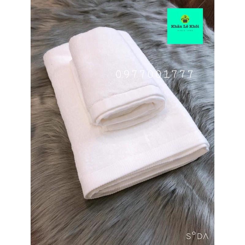 Khăn tắm khách sạn size lớn Phong Phú 100% cotton - 70x140cm (Trơn, không logo, không chữ