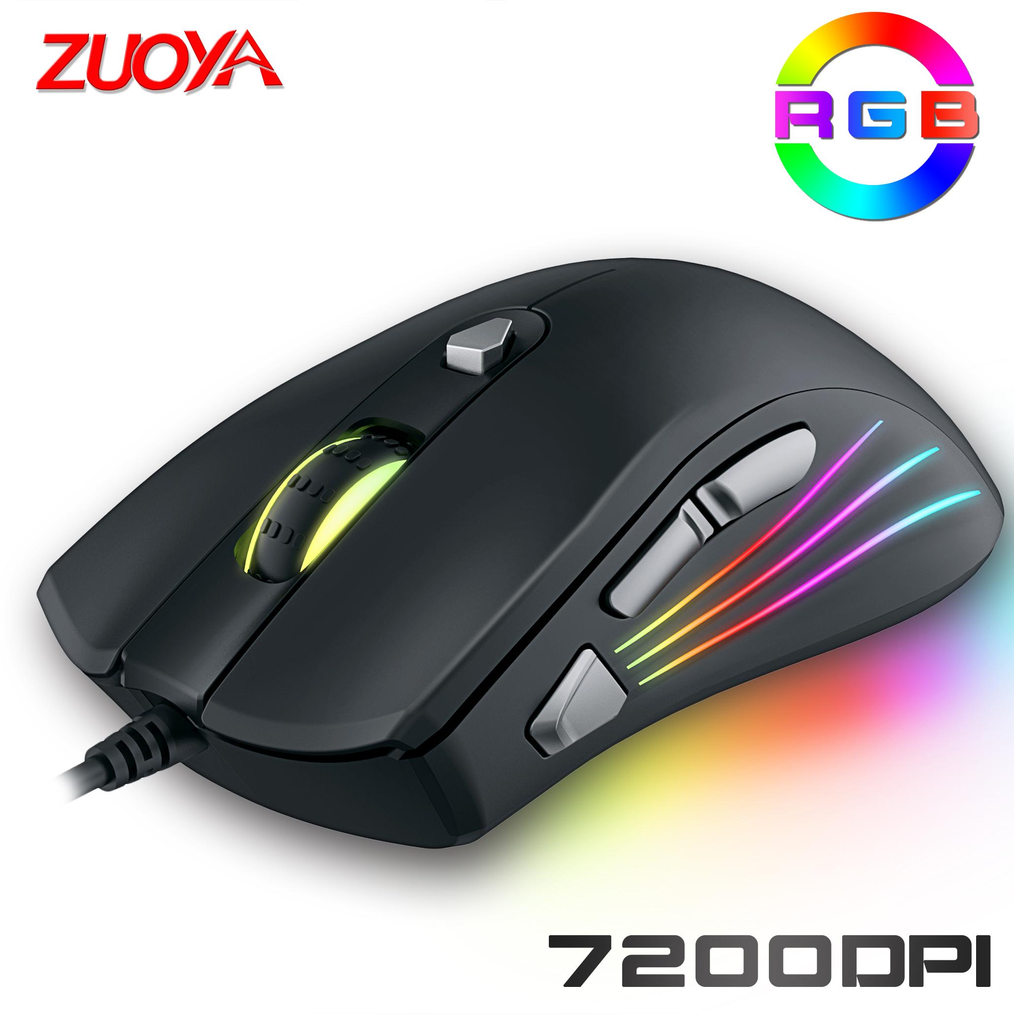 Ban Đầu Có Dây Chơi Game RGB Chuột Quang Game Thủ Chuột DPI Có Thể Điều Chỉnh Với Đèn Nền Cho Máy Tính Laptop PC Game Chuyên Nghiệp