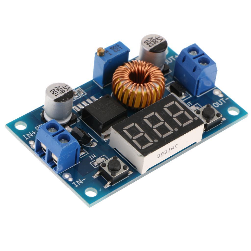 5A 75W DC To DC Set Down Volt Constant Volt Converter With LED Display Voltmeter