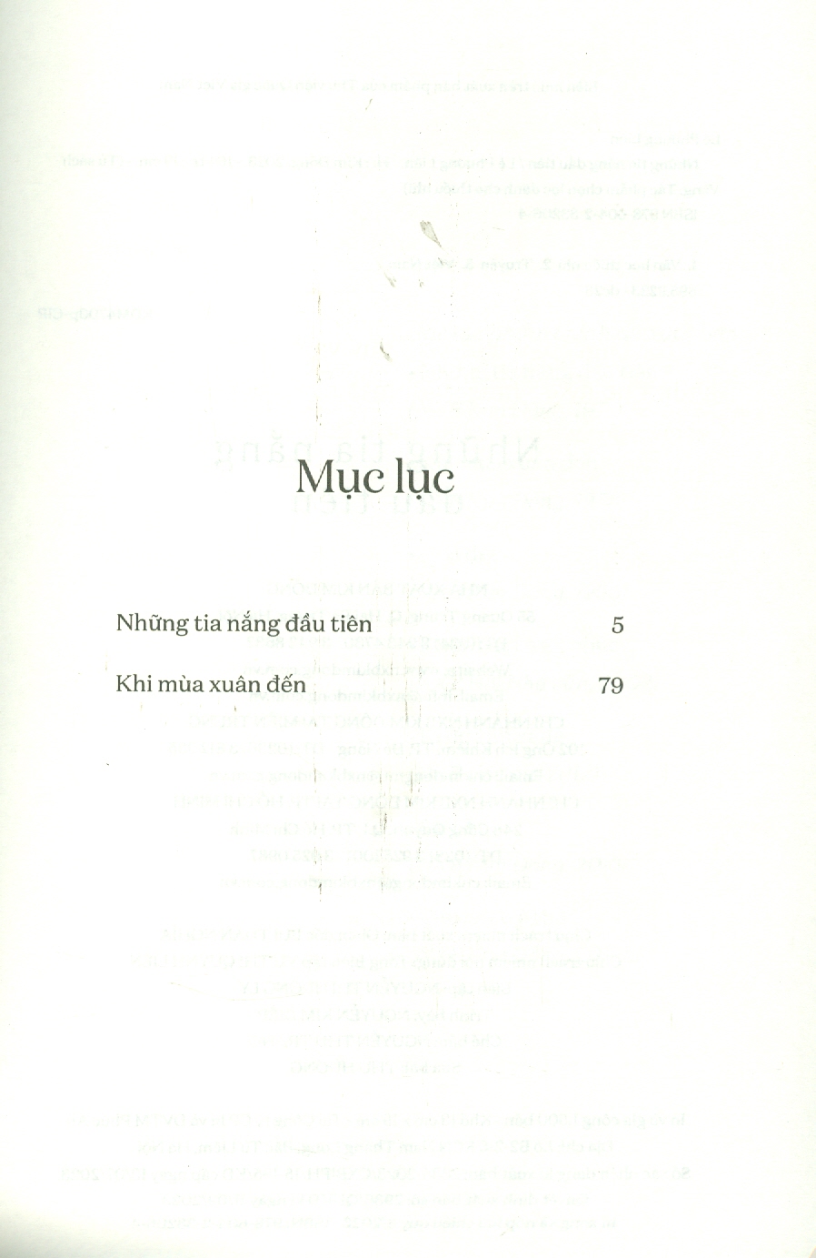 Tác phẩm chọn lọc dành cho thiếu nhi - Những Tia Nắng Đầu Tiên