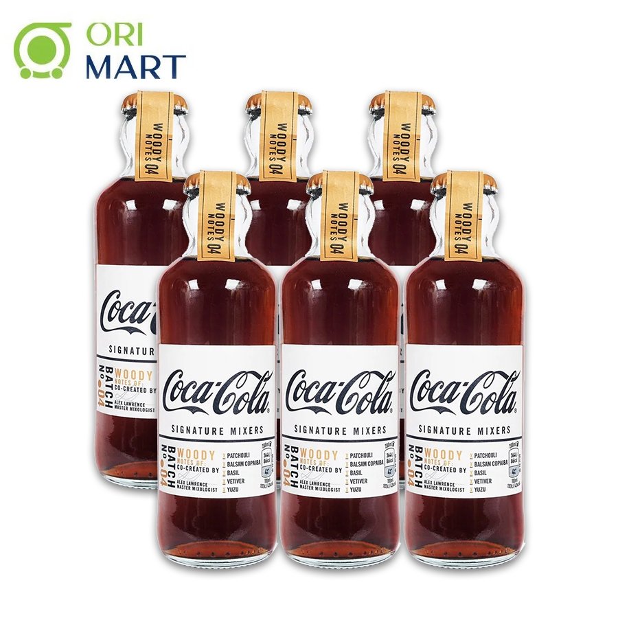 Combo 6 Chai Coca - Cola Sig Mixers Vị Gỗ Woody (Chai 200ml)