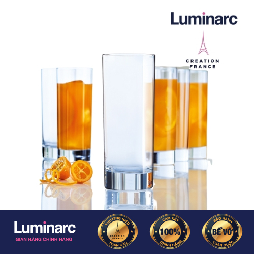 Bộ 6 Ly Thuỷ Tinh Cao Luminarc Islande 290ml - LUISD6293