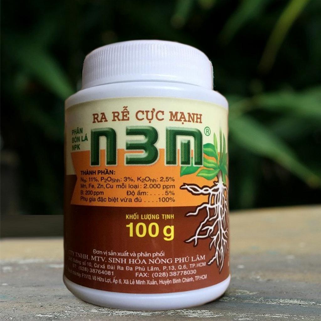 Phân bón lá ra rễ cực mạnh N3M - Lọ 100g