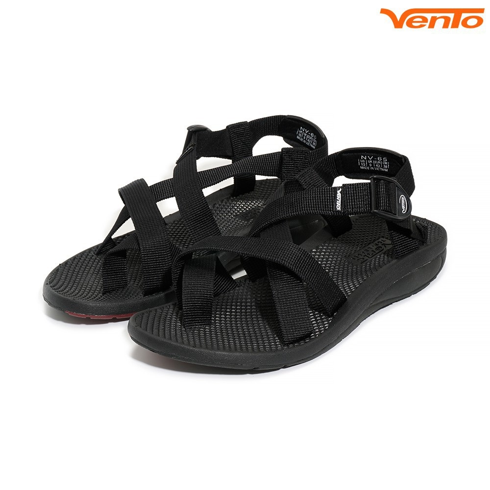 Giày sandals Vento nam kiểu xỏ ngón quai dây chéo có thể rút được sao cho vừa bàn chân NV117