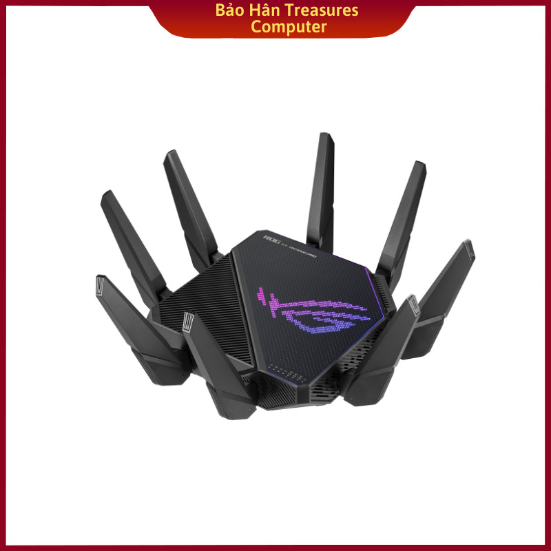 Wireless Routers Tri-band WiFi 6 ASUS ROG Rapture GT-AX11000 PRO gaming router 2.5G port - Hàng Chính Hãng