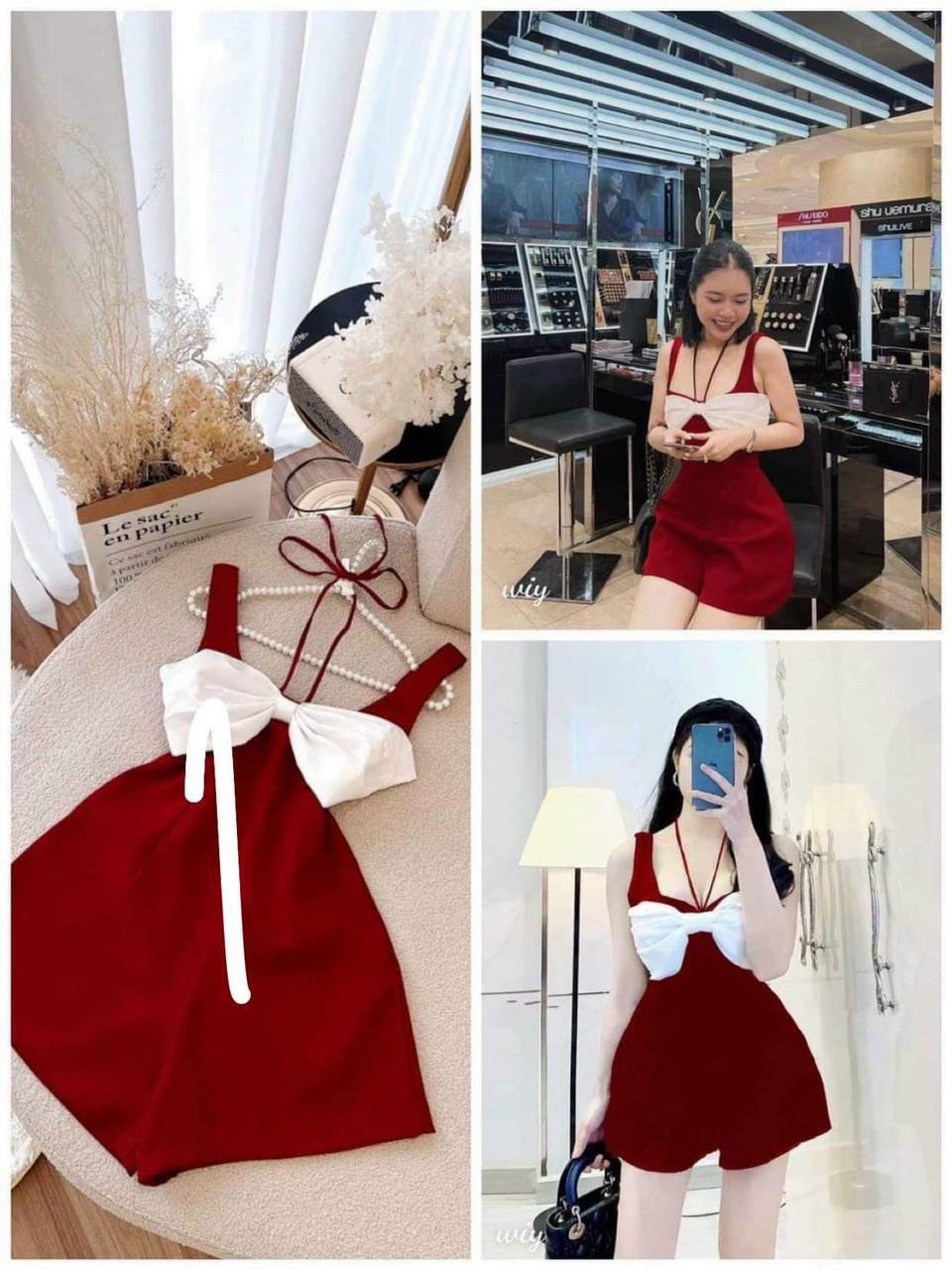 JUM PHỐI NƠ SIÊU CUTE 2 MÀU Y HÌNH