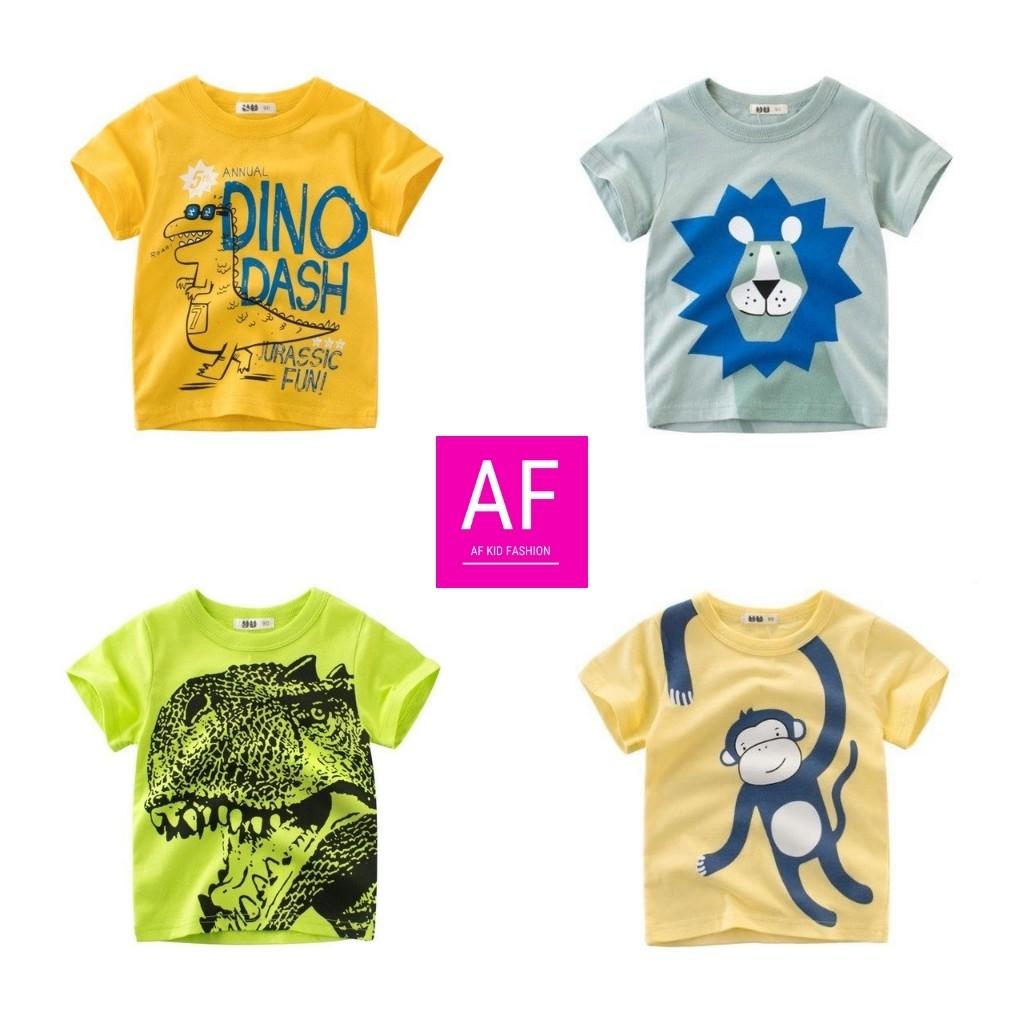 Áo bé trai, áo thun KONG cho bé in hình độc đáo chất cotton hàng xuất Âu Mỹ