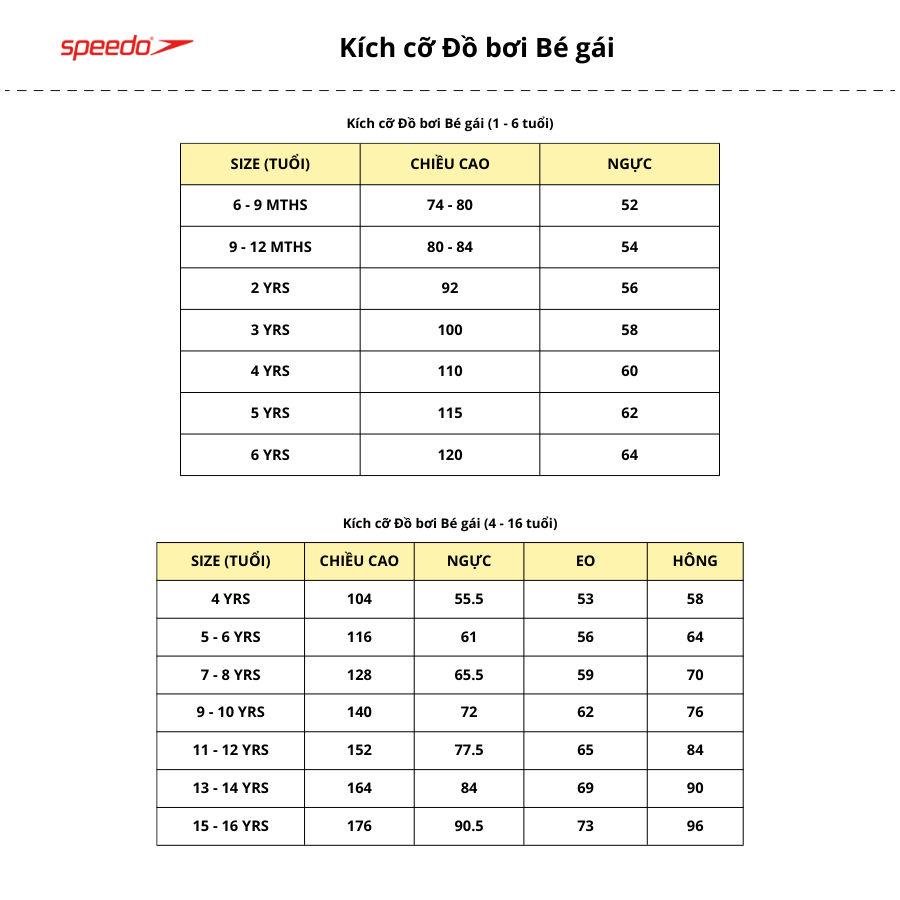 Đồ bơi một mảnh bé gái Speedo Cont Belted 1Pc - 8-00313815471