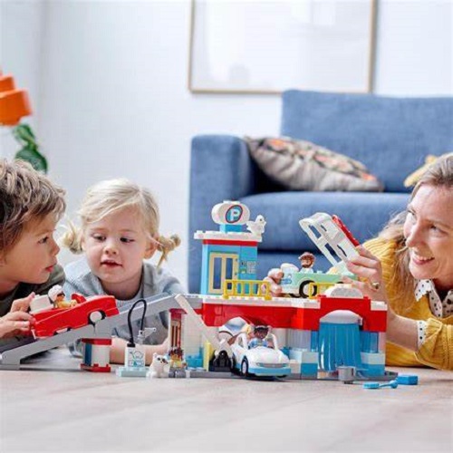 LEGO - DUPLO - 10948 - Nhà Để Xe Và Rửa Xe