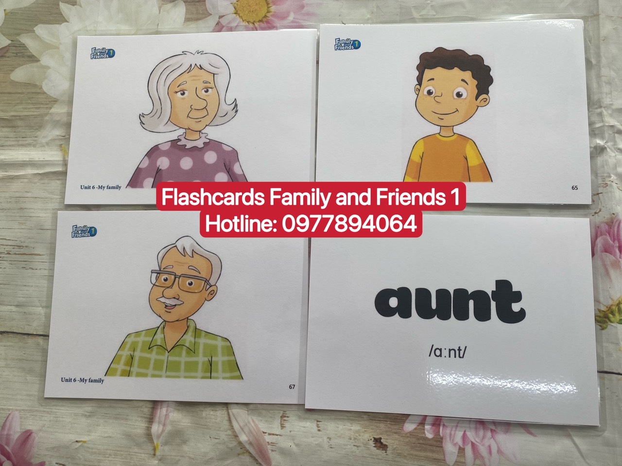 Flashcards Family and Friends 1- phiên bản 1st ( C300)